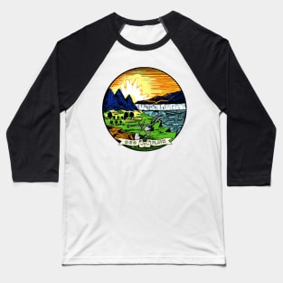 Montana Coat of Arms Baseball T-Shirt